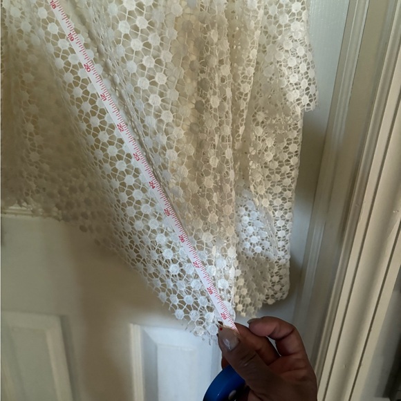 HAODUOYI Cream Long Sleeve Ruffled Blouse - Picture 5 of 11